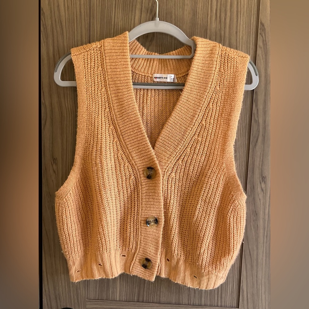 Society 212 Womens Sleeveless Sweater Vest Size Small